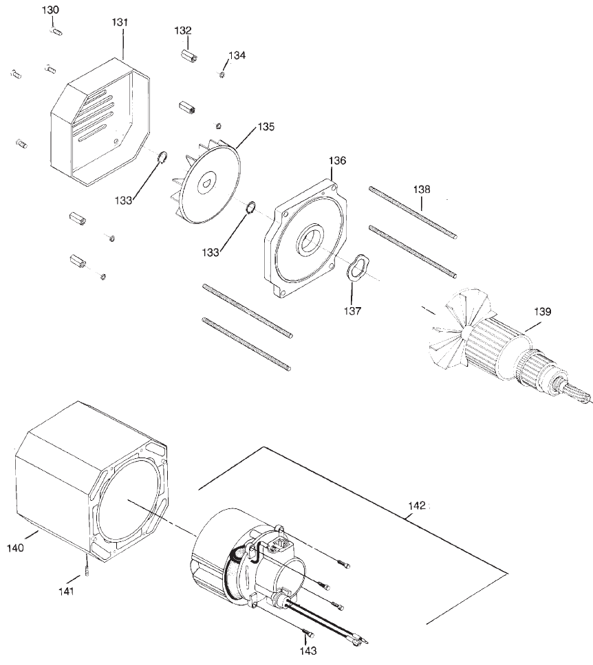 Epic 447HPX Unitec Motor Complete Parts